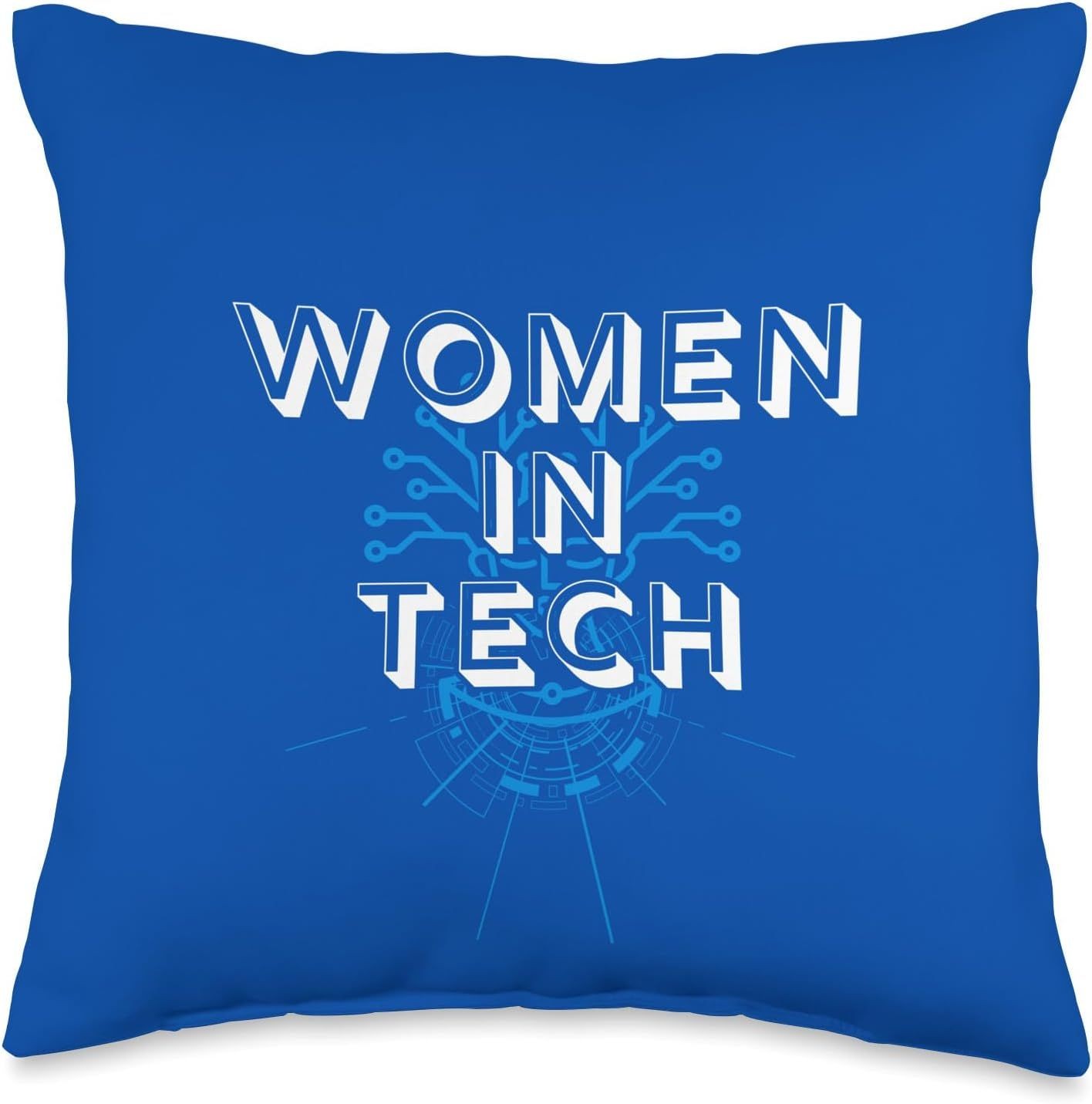 Women in Tech - Inspiring Women to Lead Throw Pillow