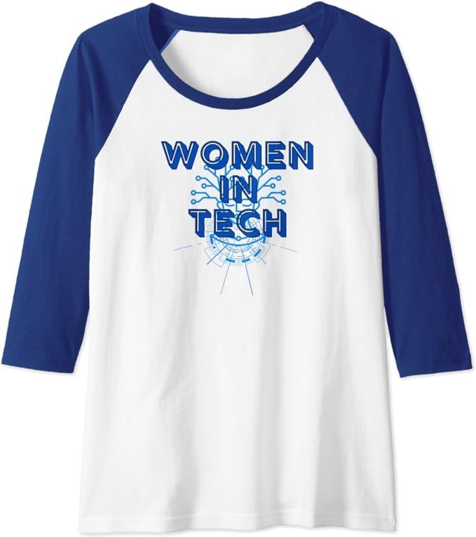 Women in Tech Raglan Baseball Tee