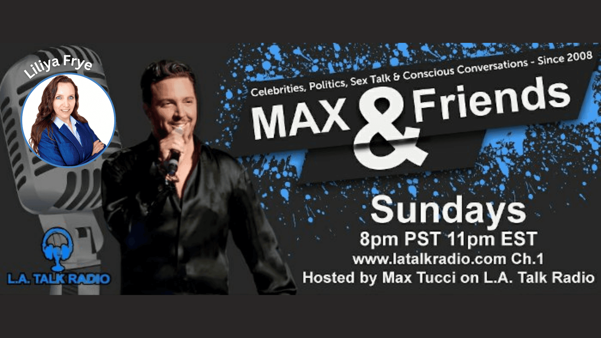 Liliya Frye on LA Talk Radio Max & Friends