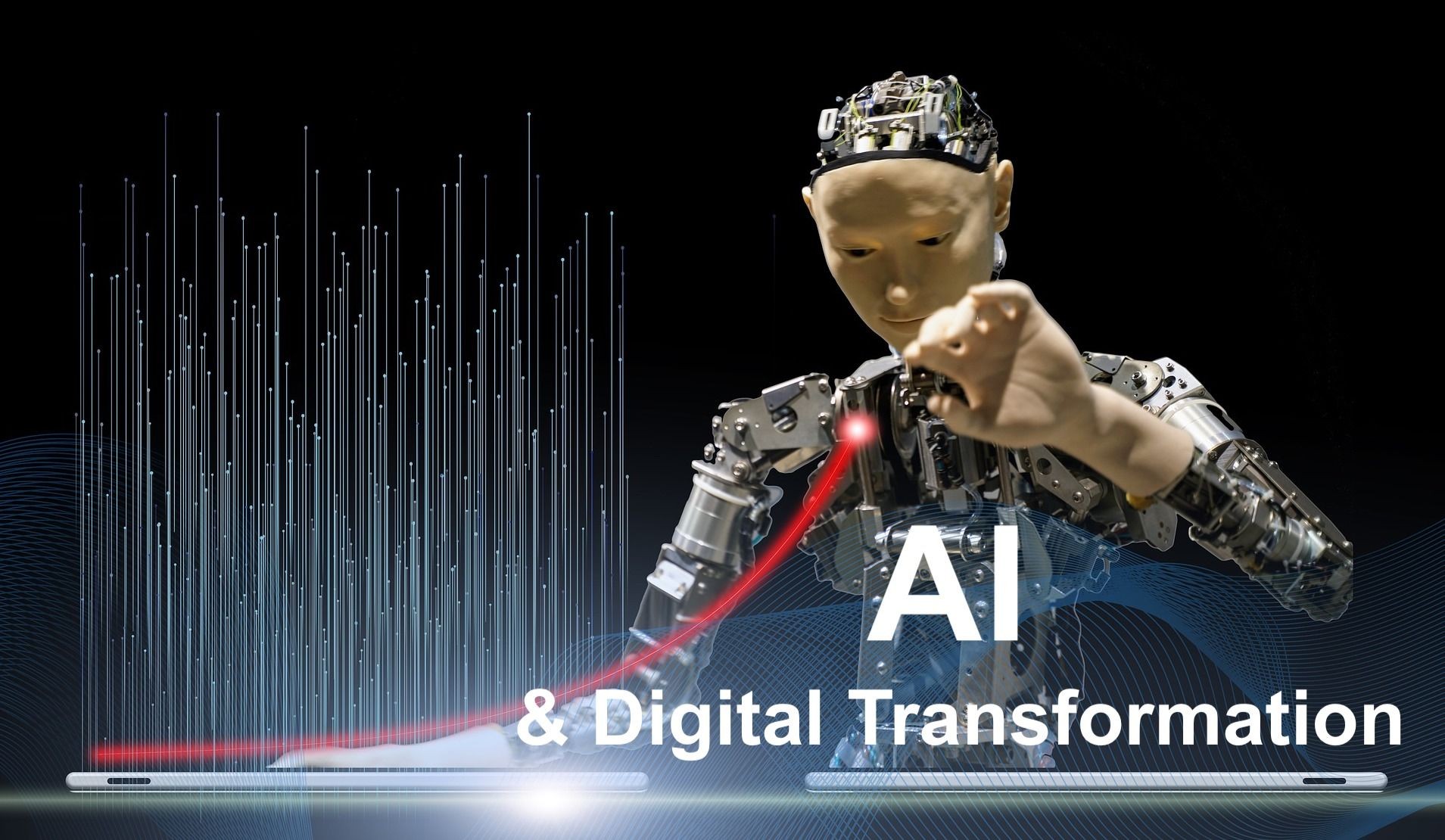AGI robot draws AI and Digital Transformation