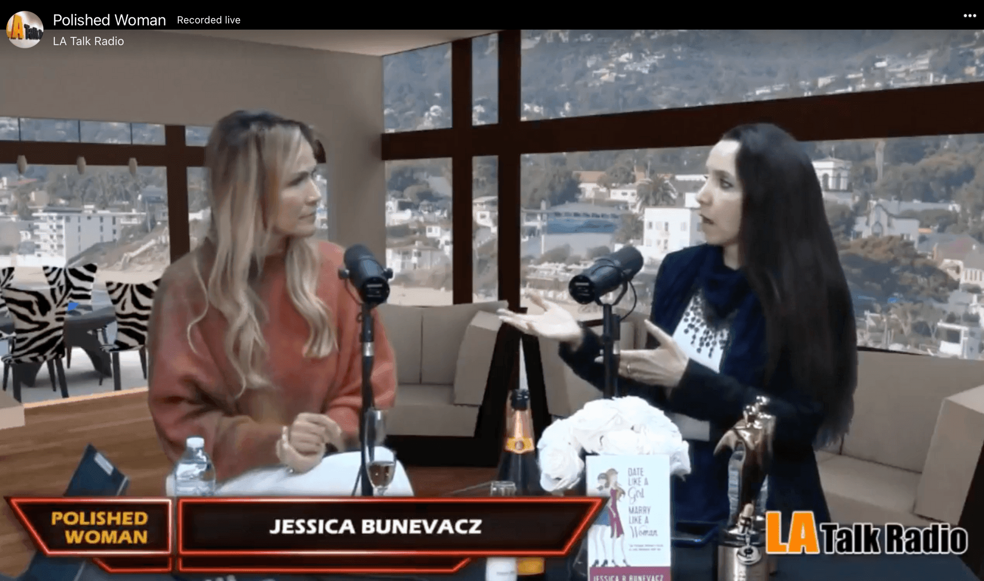 Liliya Frye is being interviewed by Jessica Bunevacz Polished Woman